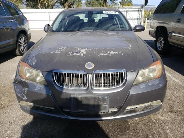 WBAVB33536PS14776 - 2006 BMW 3 SERIES I Մոխրագույն լուսանկար 5
