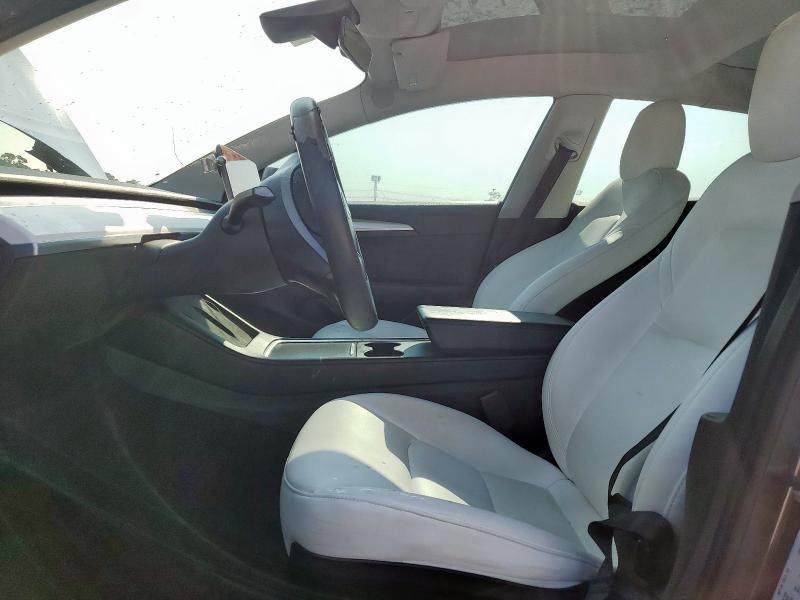 5YJ3E1EB3NF240280 - 2022 TESLA MODEL 3 GRAY photo 7