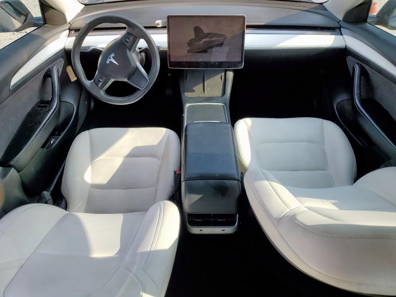 5YJ3E1EB3NF240280 - 2022 TESLA MODEL 3 GRAY photo 8