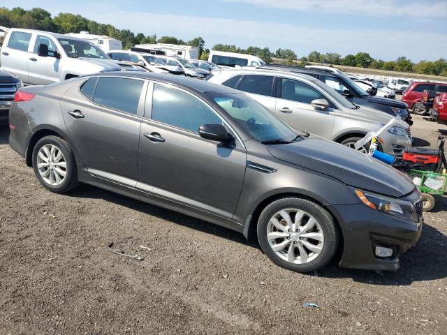 5XXGN4A70FG392245 - 2015 KIA OPTIMA EX GRAY photo 4