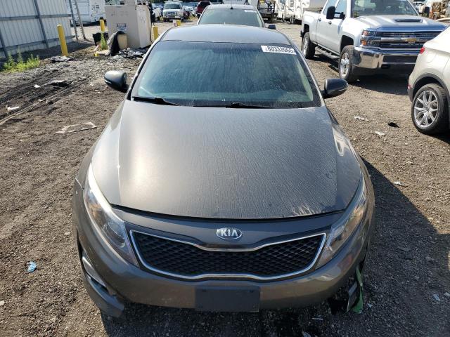 5XXGN4A70FG392245 - 2015 KIA OPTIMA EX GRAY photo 5