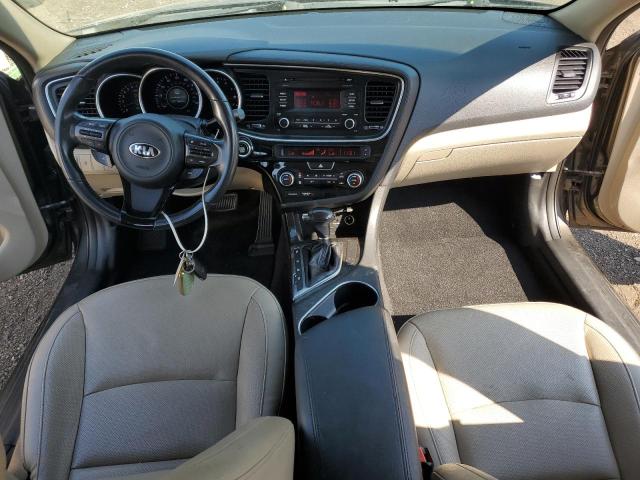 5XXGN4A70FG392245 - 2015 KIA OPTIMA EX GRAY photo 8