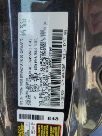 3TYSZ5AN0LT001175 - 2020 TOYOTA TACOMA ACCESS CAB 黑色 照片 12