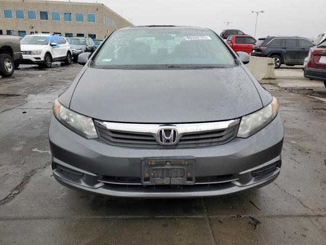 19XFB2F88CE088059 - 2012 HONDA CIVIC EX GRAY photo 5