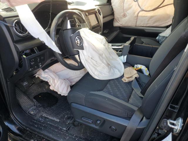 5TFUY5F17JX723246 - 2018 TOYOTA TUNDRA DOUBLE CAB SR/SR5 BLACK photo 7