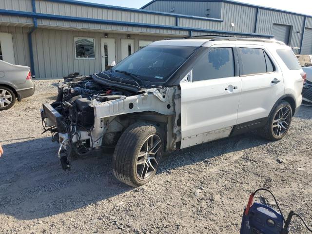 1FM5K8GT8GGC10115 - 2016 FORD EXPLORER SPORT WHITE photo 2