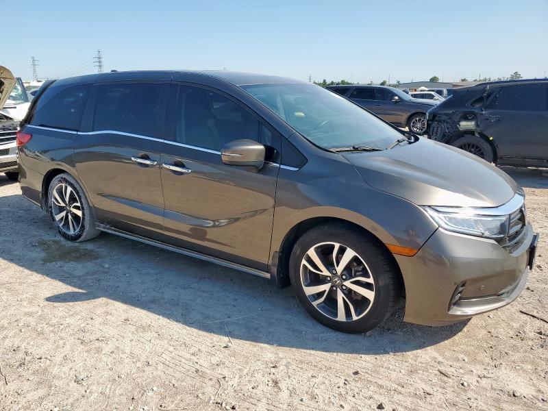 5FNRL6H82PB037008 - 2023 HONDA ODYSSEY TOURING GRAY photo 4