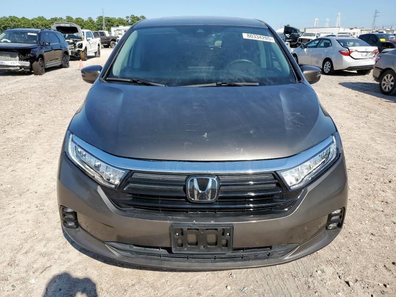 5FNRL6H82PB037008 - 2023 HONDA ODYSSEY TOURING GRAY photo 5