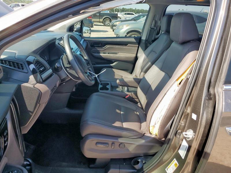 5FNRL6H82PB037008 - 2023 HONDA ODYSSEY TOURING GRAY photo 7