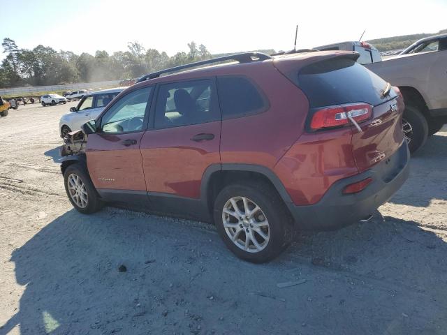 1C4PJLAB9GW281803 - 2016 JEEP CHEROKEE SPORT BURGUNDY photo 2