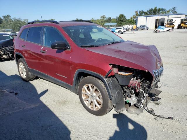 1C4PJLAB9GW281803 - 2016 JEEP CHEROKEE SPORT BURGUNDY photo 4