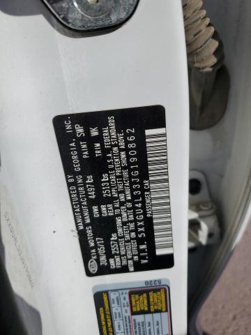 5XXGU4L33JG190862 - 2018 KIA OPTIMA EX WHITE photo 13