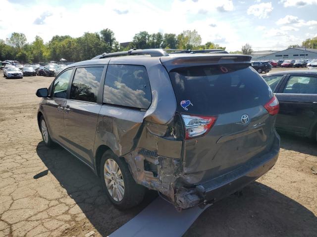 5TDDK3DC9FS122170 - 2015 TOYOTA SIENNA XLE 灰色 照片 2