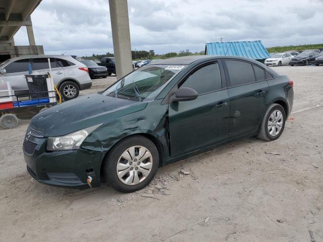 1G1PA5SH6E7401698 - 2014 CHEVROLET CRUZE LS GREEN photo 1