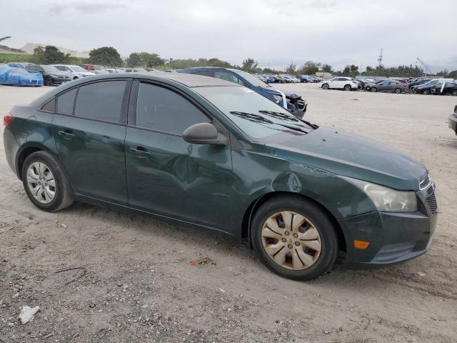 1G1PA5SH6E7401698 - 2014 CHEVROLET CRUZE LS GREEN photo 4