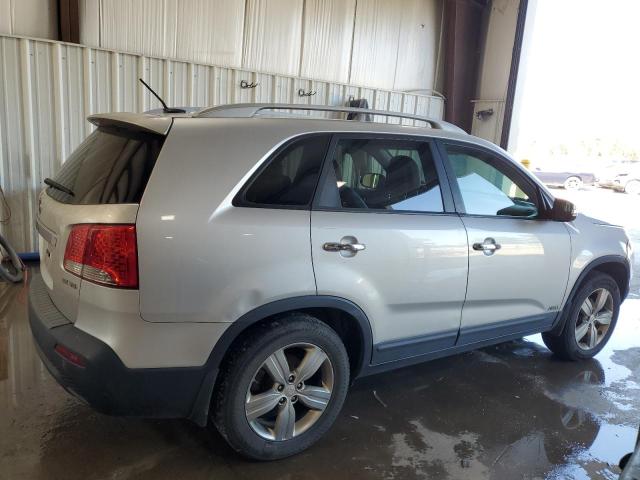 5XYKUDA2XDG412494 - 2013 KIA SORENTO EX SILVER photo 3