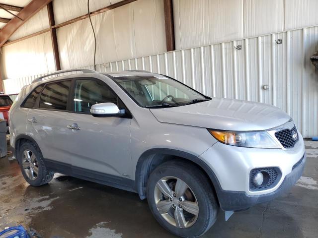 5XYKUDA2XDG412494 - 2013 KIA SORENTO EX SILVER photo 4