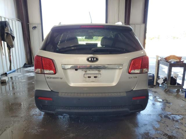 5XYKUDA2XDG412494 - 2013 KIA SORENTO EX SILVER photo 6
