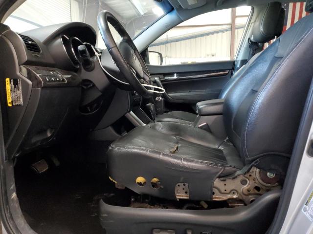 5XYKUDA2XDG412494 - 2013 KIA SORENTO EX SILVER photo 7