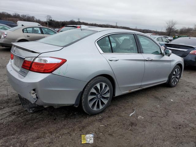 1HGCR6F30FA005081 - 2015 HONDA ACCORD HYBRID SILVER photo 3