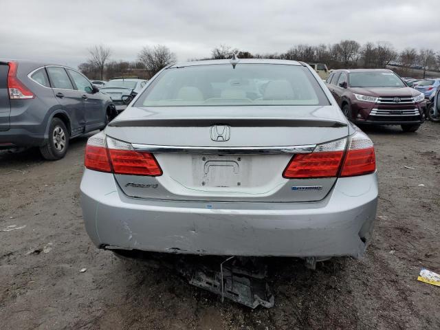 1HGCR6F30FA005081 - 2015 HONDA ACCORD HYBRID SILVER photo 6