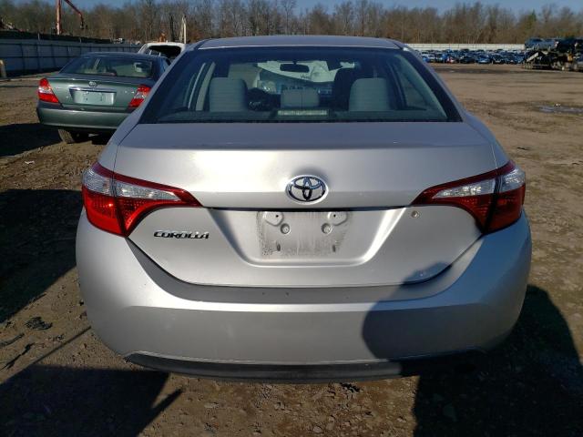 2T1BURHE0EC177503 - 2014 TOYOTA COROLLA L GRAY photo 6