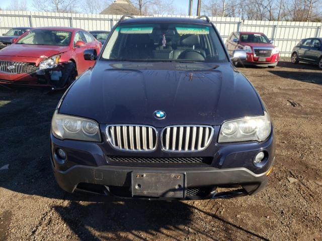 WBXPC93499WJ26699 - 2009 BMW X3 XDRIVE30I BLUE photo 5