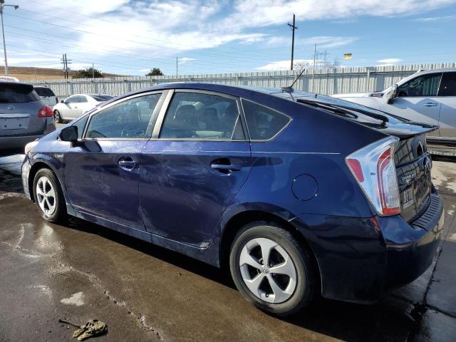 JTDKN3DU8D0337563 - 2013 TOYOTA PRIUS BLUE photo 2