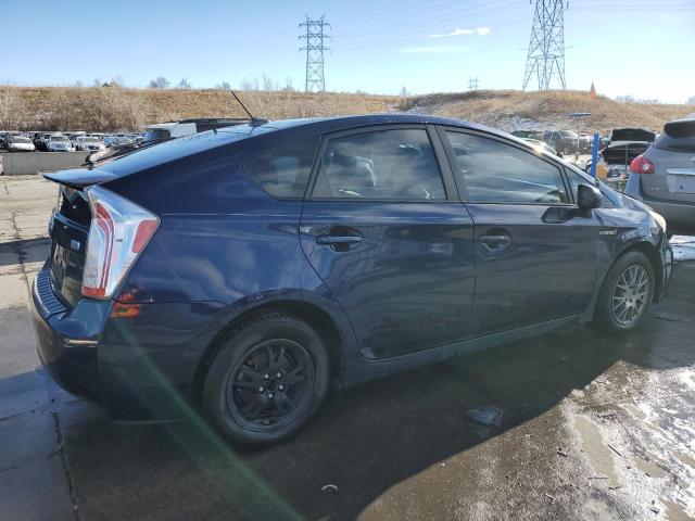 JTDKN3DU8D0337563 - 2013 TOYOTA PRIUS BLUE photo 3