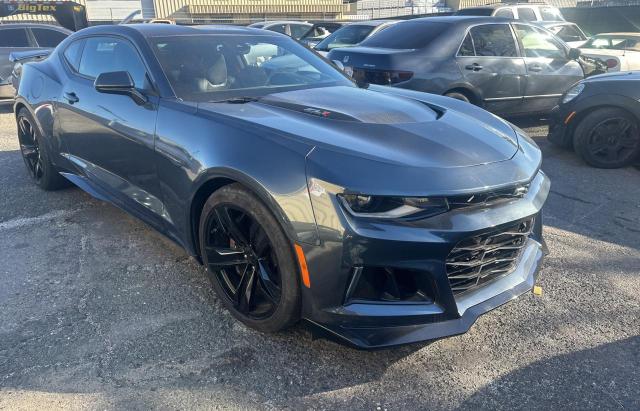 1G1FK1R64K0116881 - 2019 CHEVROLET CAMARO ZL1 BLUE photo 1