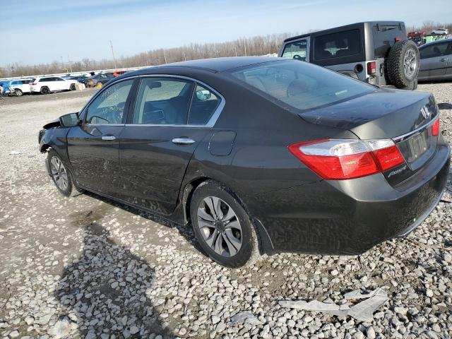 1HGCR2F32DA108167 - 2013 HONDA ACCORD LX CHARCOAL photo 2