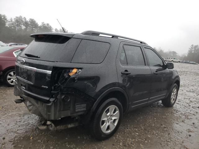 1FM5K8B81EGA76550 - 2014 FORD EXPLORER BLACK photo 3