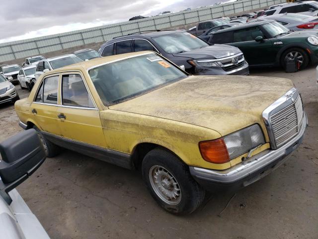 WDB12603212004373 - 1981 MERCEDES-BENZ 300S YELLOW photo 4