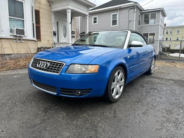 WUARL48H35K902284 - 2005 AUDI S4 QUATTRO CABRIOLET BLUE photo 2