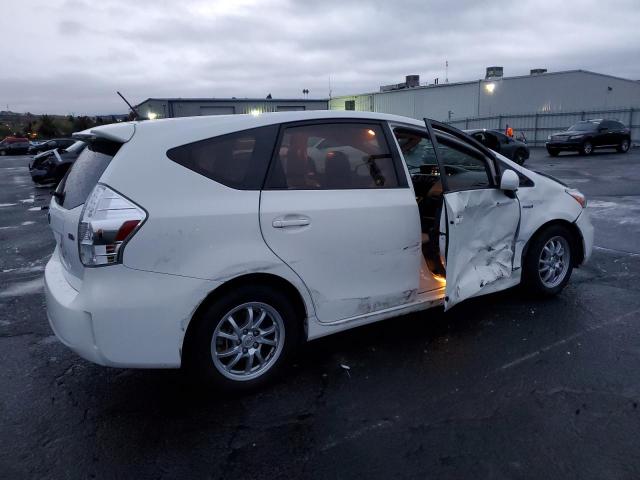 JTDZN3EUXC3056861 - 2012 TOYOTA PRIUS V WHITE photo 3