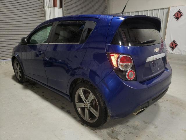 1G1JH6SB5E4108153 - 2014 CHEVROLET SONIC RS BLUE photo 2