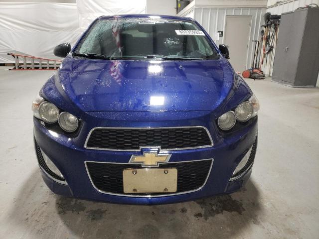 1G1JH6SB5E4108153 - 2014 CHEVROLET SONIC RS BLUE photo 5