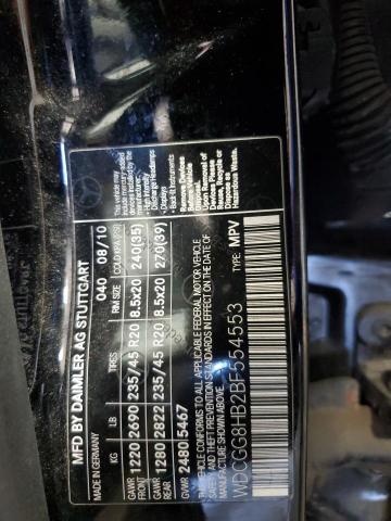WDCGG8HB2BF554553 - 2011 MERCEDES-BENZ GLK 350 4MATIC BLACK photo 13