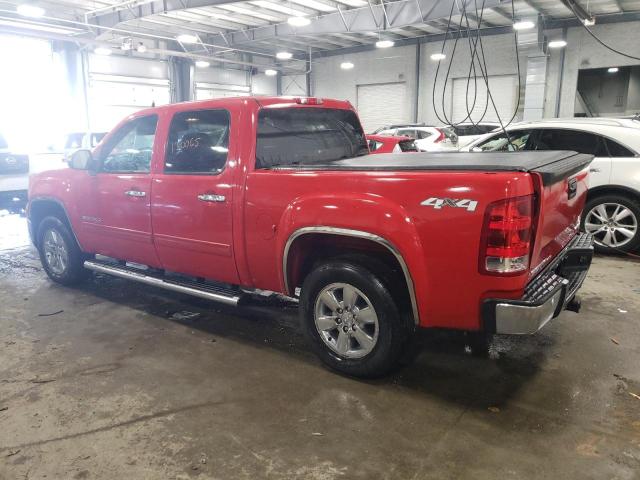 3GTP2VE72DG289654 - 2013 GMC SIERRA K1500 SLE RED photo 2