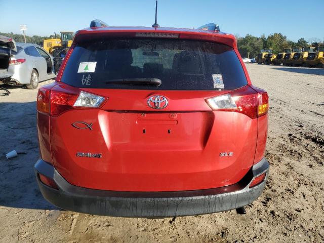 2T3WFREVXFW184756 - 2015 TOYOTA RAV4 XLE RED photo 6