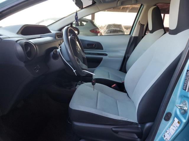 JTDKDTB39C1025984 - 2012 TOYOTA PRIUS C Türkis Foto 7