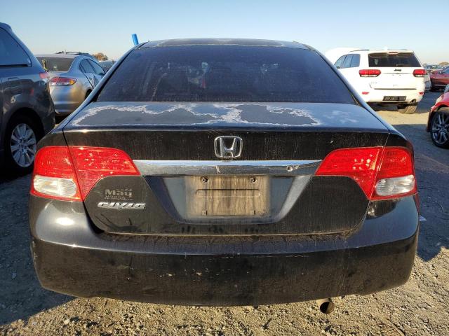 2HGFA1F51AH551066 - 2010 HONDA CIVIC LX BLACK photo 6