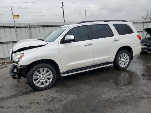 5TDDW5G10ES094803 - 2014 TOYOTA SEQUOIA PLATINUM WHITE photo 1