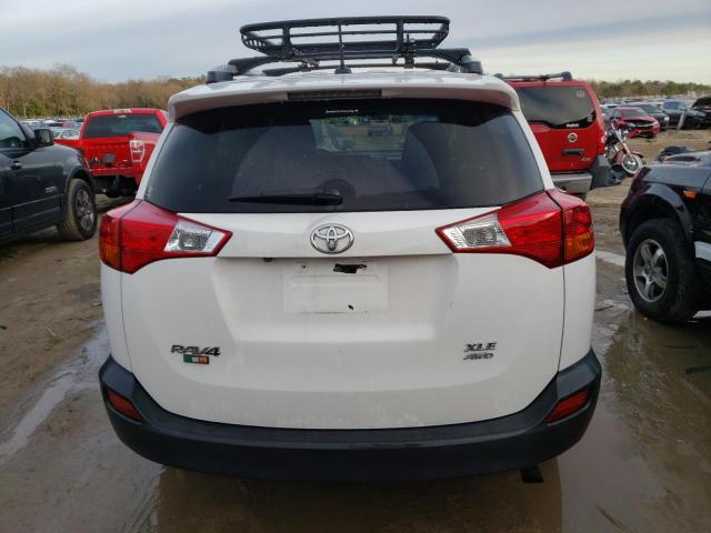 2T3RFREVXDW119268 - 2013 TOYOTA RAV4 XLE WHITE photo 6