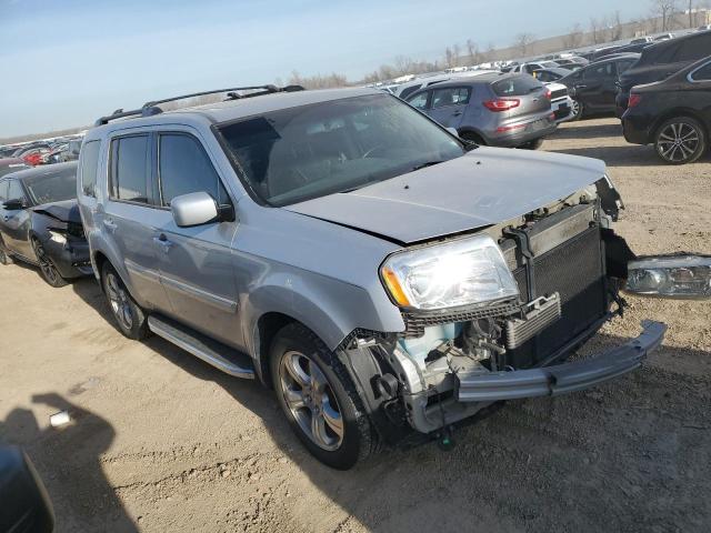 5FNYF4H65CB007257 - 2012 HONDA PILOT EXL SILVER photo 4