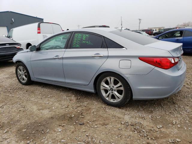 5NPEC4ACXBH161328 - 2011 HYUNDAI SONATA SE BLUE photo 2