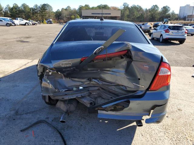 3FAHP0HG6CR341008 - 2012 FORD FUSION SE BLUE photo 6