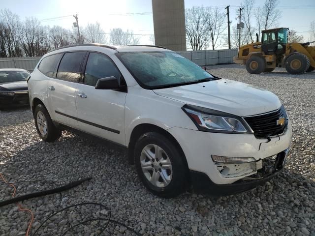 1GNKRFED3EJ322783 - 2014 CHEVROLET TRAVERSE LS WHITE photo 4