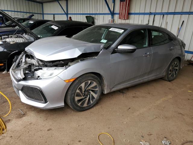 SHHFK7G26JU216473 - 2018 HONDA CIVIC LX SILVER photo 1