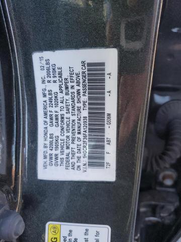 1HGCR2F36FA120938 - 2015 HONDA ACCORD LX SILVER photo 12